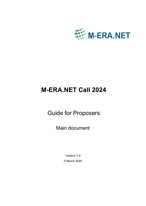 M-ERA.NET 2024 年募资